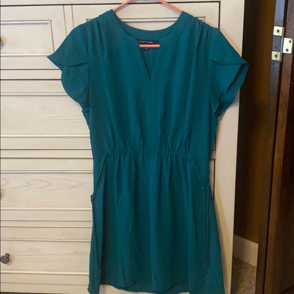 Women’s green dress